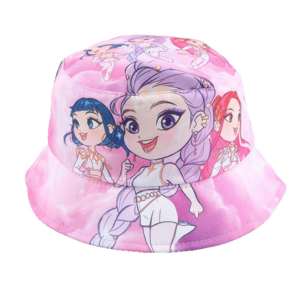 Kids' Demon Slayer Cartoon Bucket Hat - Unisex Wide Brim Sun Protection