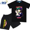 My Hero Academia anime costume kids T-shirt set pure cotton short-sleeved shorts 2-piece set for boys and girls
