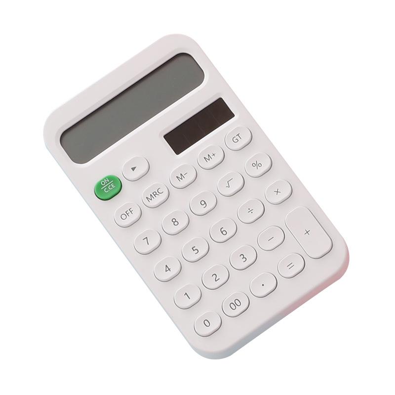 Compact 12-Digit Calculator, Portable and Vibrant, Ideal for Students and Office Use