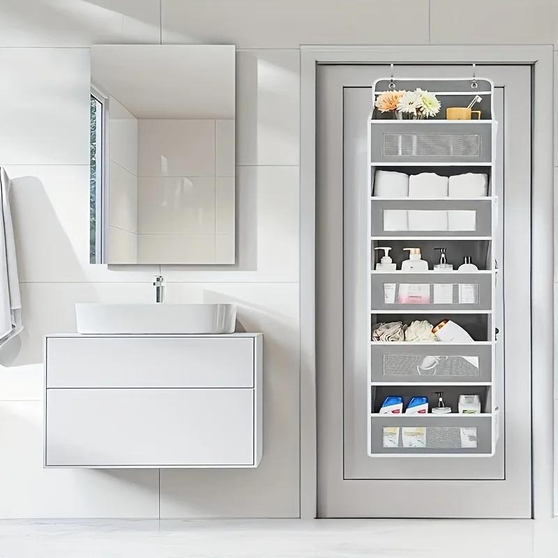 Hängende Aufbewahrungstasche Mehrere Fächer Wandmontierter Organizer Kosmetik Spielzeug Haushaltswaren Platzsparender Lagerregal