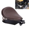 Motorcycle   Seat with Spring Bracket Kit Faux Leather Strong Support   Fit for Retro Motorcycle