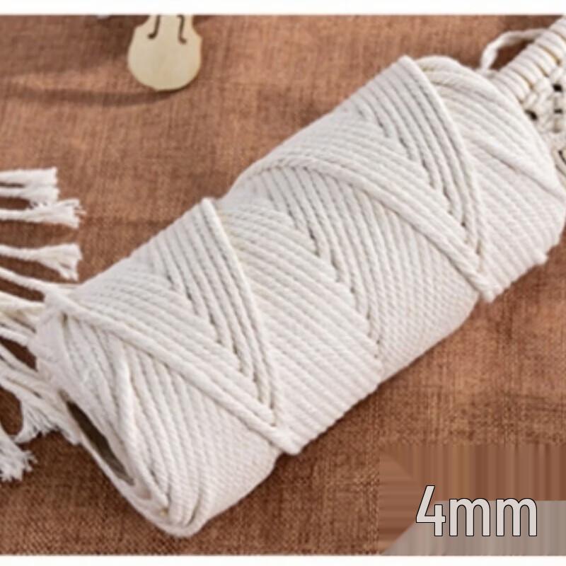 WEZHO Natural Cotton Rope for DIY Crafts and Food Tying