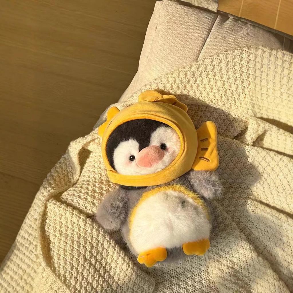 Cute Penguin Happy House Plush Toy Doll Catching Doll Video Game City Redemption Holiday Gift