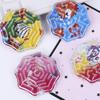 Circular Maze Plastic Toy For Kids With Steel Ball Educational Toy Gift For