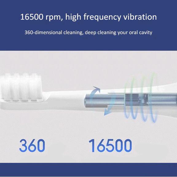 Xiaomi Mijia T100 Mi Smart elektromos fogkefe 46g 2 sebességes Sonic fogkefe fehérítő szájápoló zóna