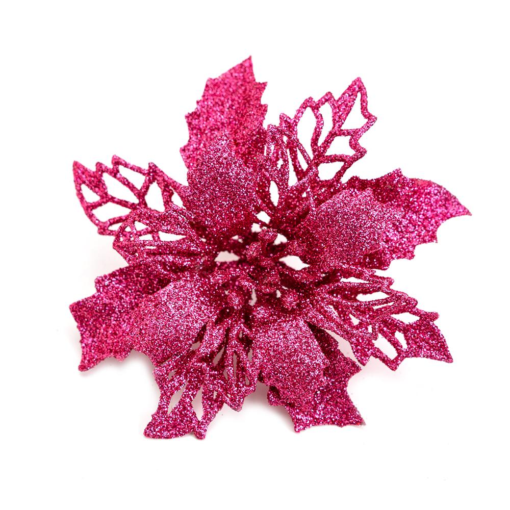 10Pcs Artificial Flowers 11/16CM Fake Flower For Home Decor Party Supplies Christmas Decoration Ornaments Garland Accessories