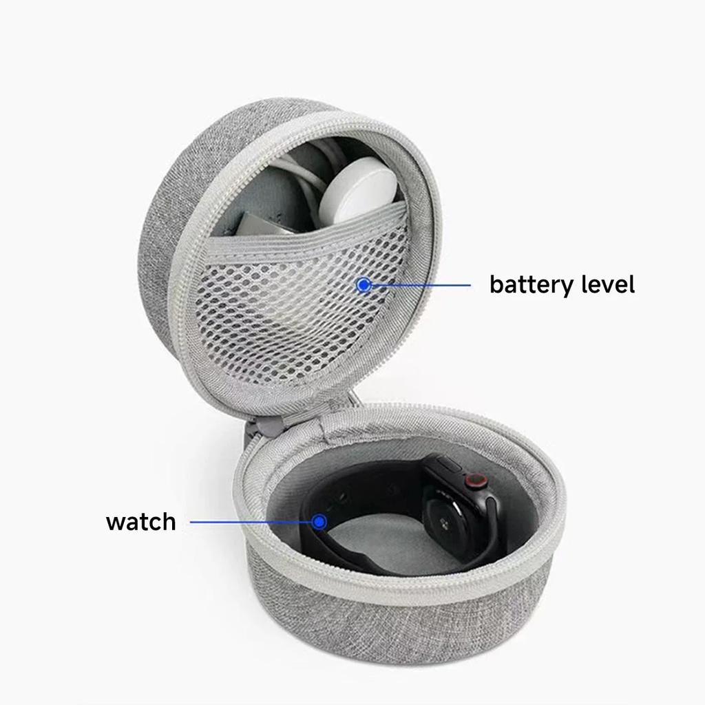EVA Single Watch Travel Case Portable Storage Organizer Box Holder Shock-Resistant Waterproof Smartwatche Zippered Container Box