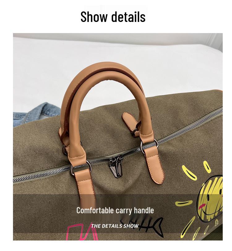 Custom Graffiti Duffle Bag: Wet/Dry Separation, Large Capacity for Gym, Travel, and Yoga