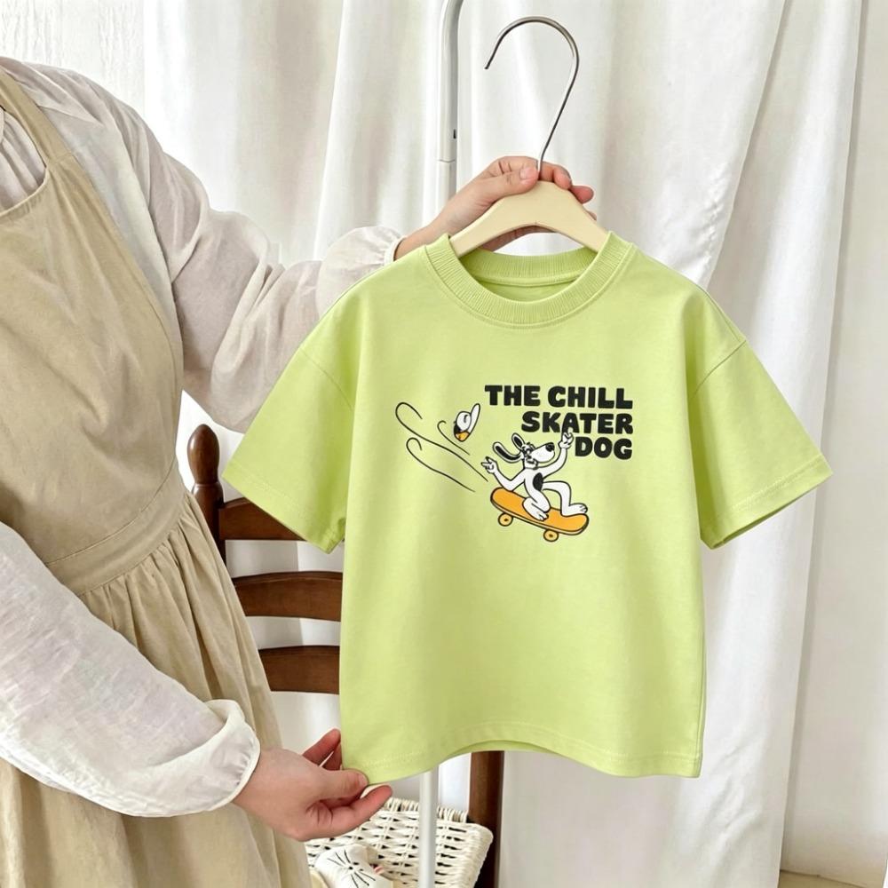 9m-7y Children's Wear T-shirt Tops Summer New Style Casual Printed Tshirts Short Sleeve Kids Clothing Fashion Versatile T Shirts