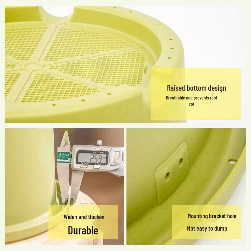 IRIS Round Resin Flower Pot