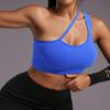 European-American Women's Sexy One-Shoulder Sports Bra - High-Impact Yoga Shock-Absorbing Back Support