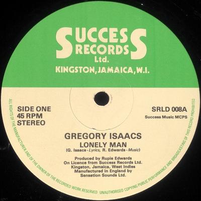 12inch Record GREGORY ISAACS - Lonely Man / Too Late SRLD008 Success Records UK Reggae, Ska & Dub Used