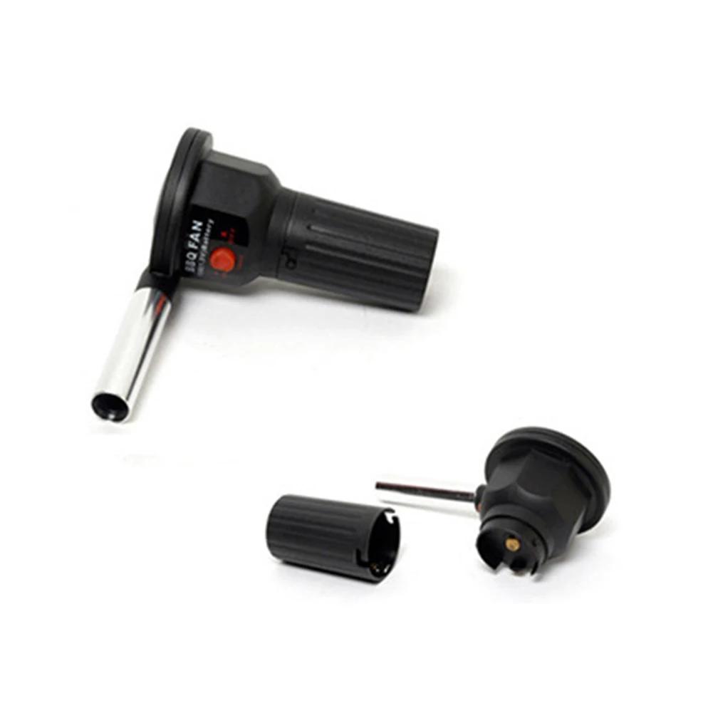 BBQ Elektrisk Vifte Luftblåser Aluminiumslegering Grill Luftblåser Håndholdt Grill Grill Ildbelg Grillverktøy for Piknik Camping