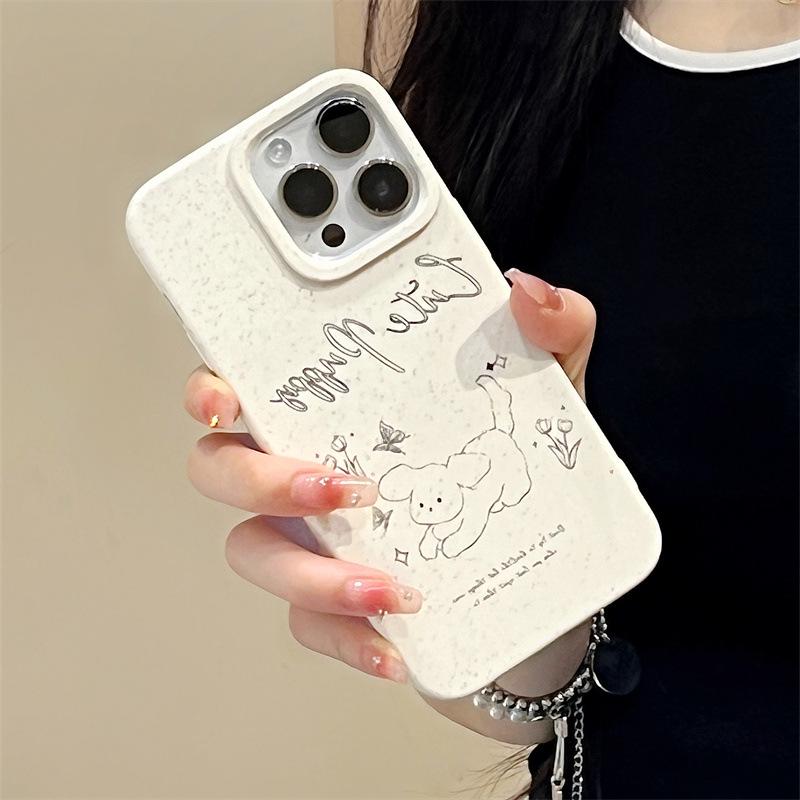 Zhitai iPhone 16 Pro/15/14/13 Pro Max/11/7/8 Wheat Soft Case