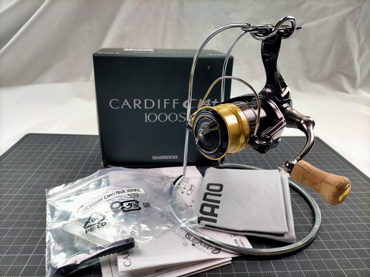 [USED]SHIMANO 18 Cardiff CI4+ 1000S Spinning Reel Excellent Condition Area Trout
