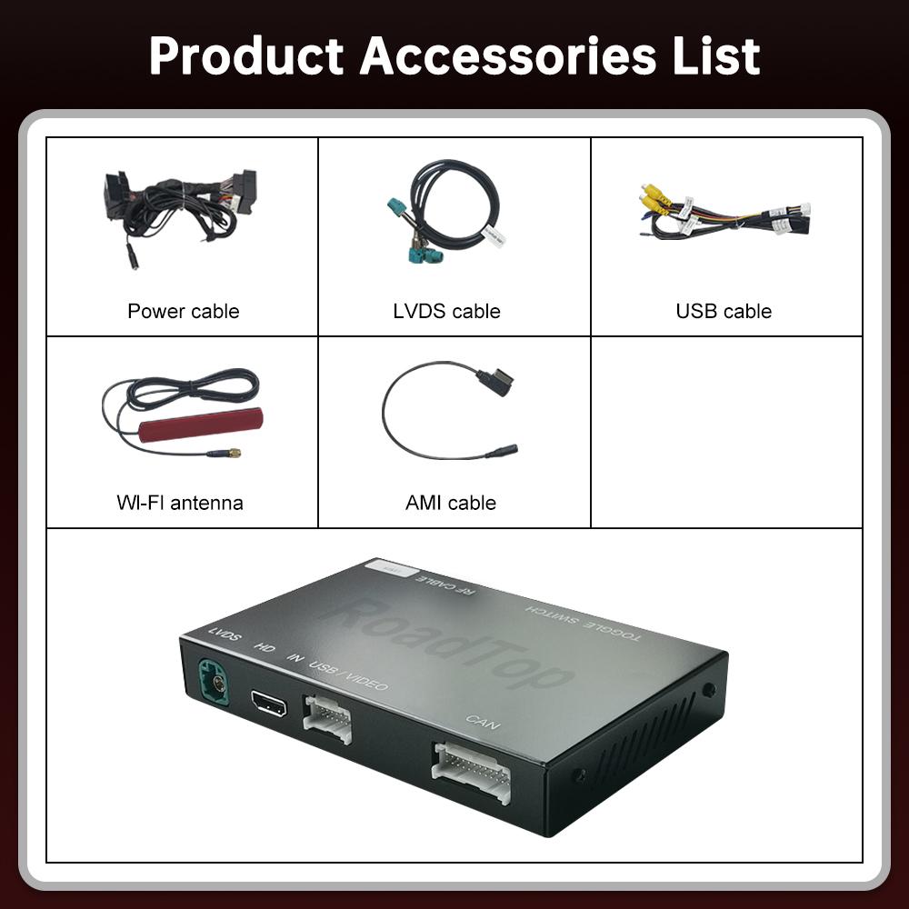 Road Top NTG4.5 NTG4.7 Wireless CarPlay for Mercedes Benz W176 W246 W204 W212 C207 W463 CLS218 GLK CLA GLA ML GL SLK R172