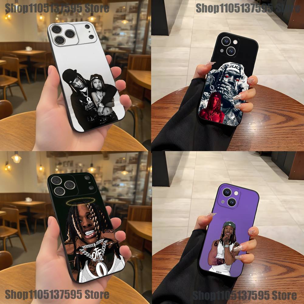 Rapper K-King V-Von Grandson Phone Case For iPhone 17,16,15,14,13,12,11,Pro,XS,Max,XR,Plus,E,SE4,Mini Black Soft Cover