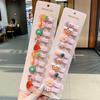 Hair Clips for Baby Girls 10PCS Non-Slip Candy Color Hairpins Cute Princess Hair Barrettes Set Toddler Sweet Headdress