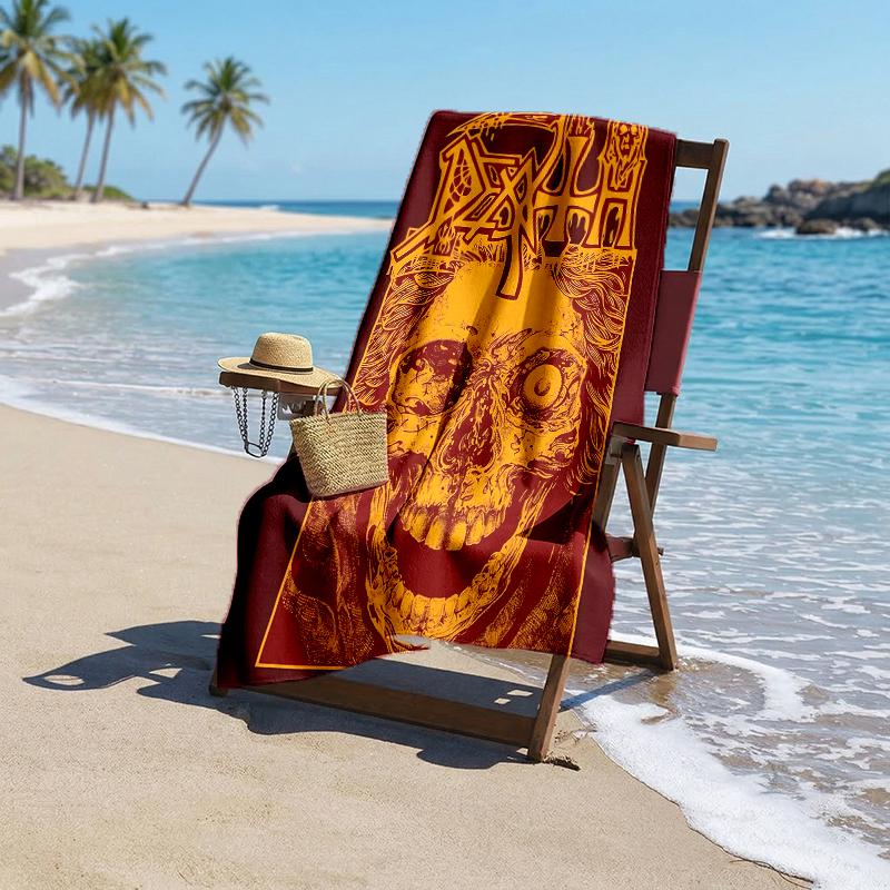 Death Fashion Beach Towel: Ideal for Summer Adventures Soft, absorbent and quick drying suitable for swimming and bathing
