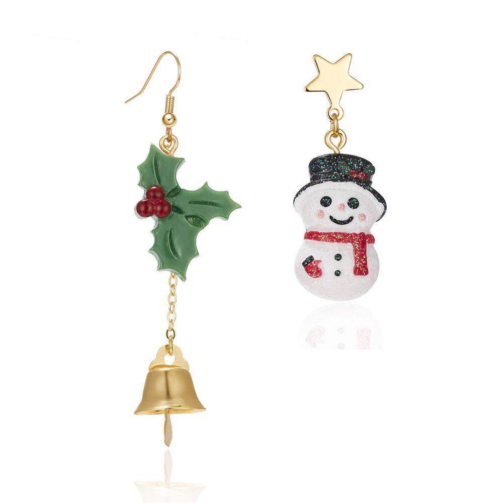 

Лось С Рождеством Христовым Санта Клаус Милые Женские Рождественские Серьги Висячие Серьги Пусеты Кристалл 19