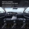 Car Dash Camera, 2-inch IPS Screen, 2/3 Lenses, Infrared Night Vision DVR Recorder, In-car DVR