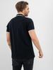 Jigga Wear Classic Stripe Men's Black Short Sleeve Polo Shirt M