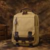 Retro Canvas Casual Plus Large Backpack Student Computer Backpack Business Zipper Strap Travel Cycling Bag