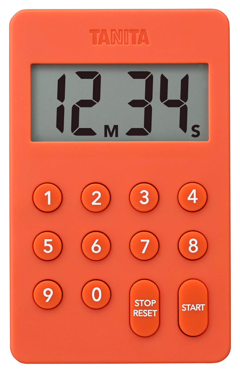 

Кухонный таймер Tanita для учебы с цифровым таймером с ИЛИ магнитом, 100-минутный счетчик, оранжевый, TD-415 оранжевый