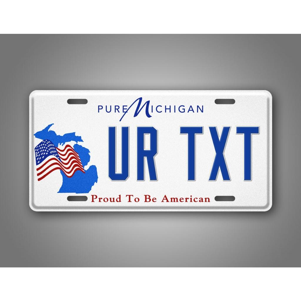 Personalized 6x12 Metal License Plate Custom Text Car Tag