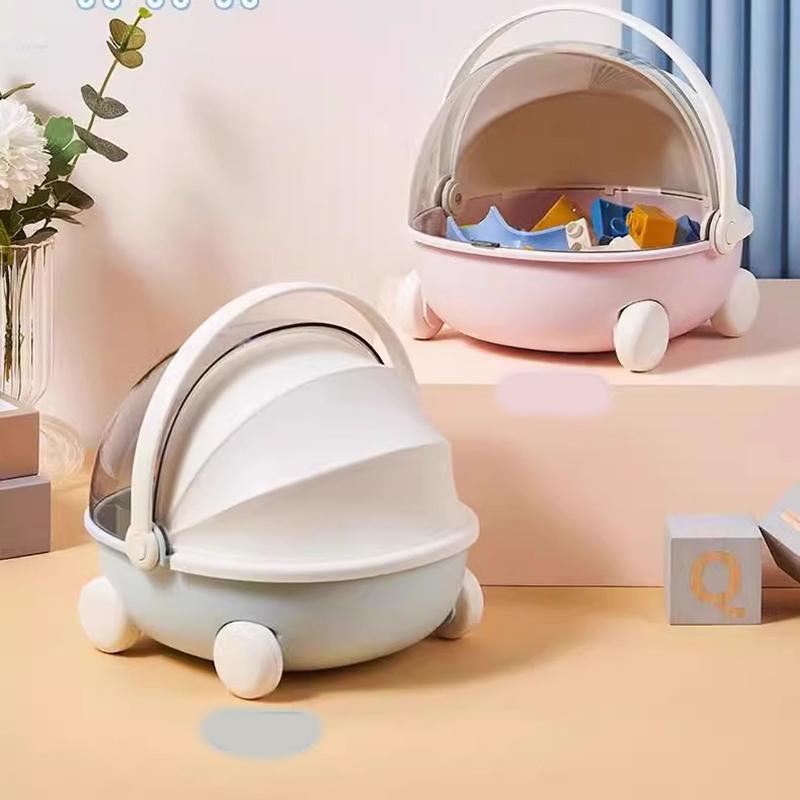 Doll Storage Box Decor Space Module Doll Sleep Cradle Cart Dolls Bed Furniture Accessories