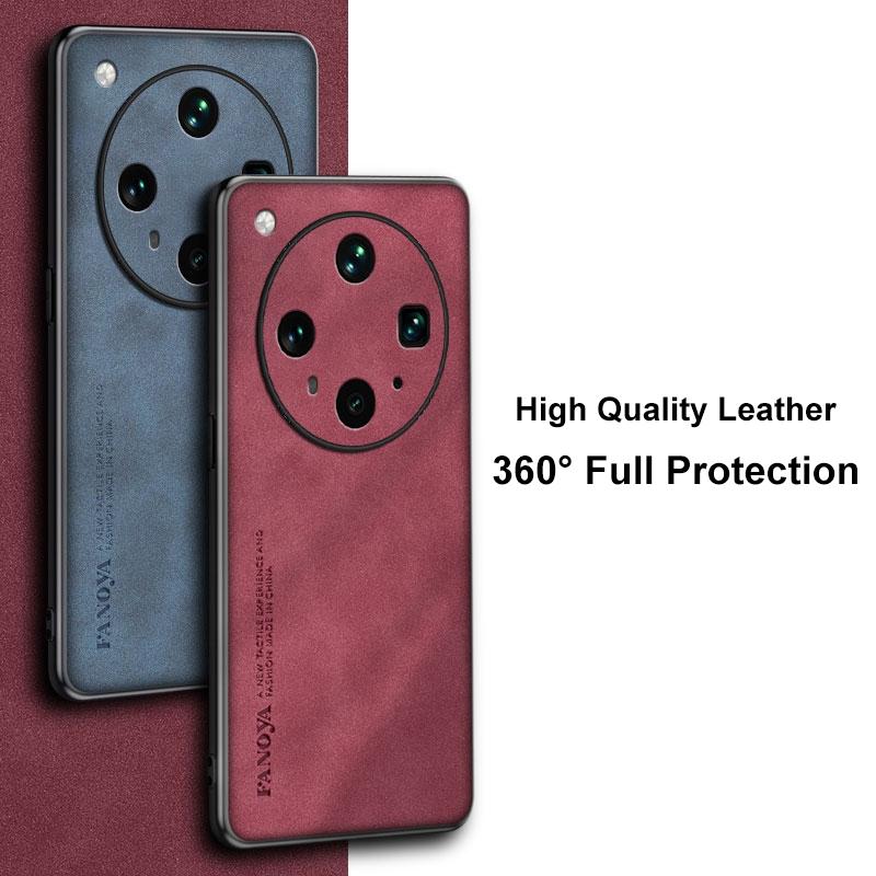 For OPPO Find X8 Ultra 5G Case Luxury PU Leather Phone Case For OPPO FindX8 Ultra Back Cover Matte Silicone Full Protection
