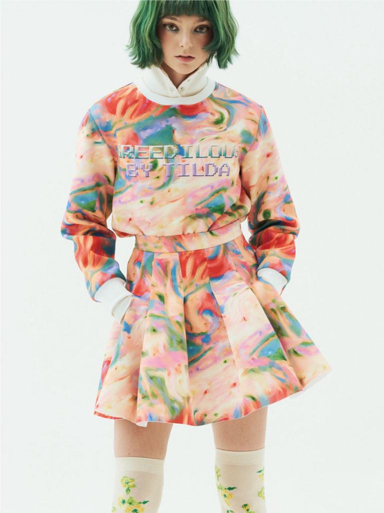 Greedius Liquid Flare Skirt