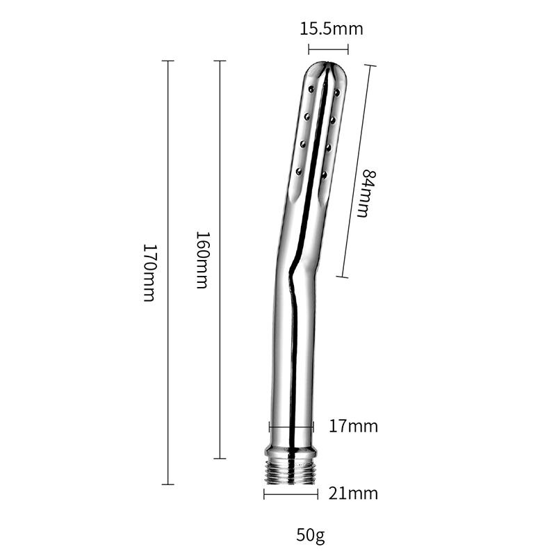 MoDi Metal Protable Enema Anal Douche for Shower Metal Anal Cleaner