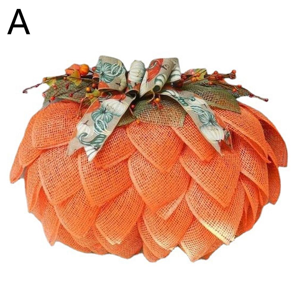 

Новый Хэллоуин Венок Имитация Тыквы Ткань Урожай Украшения Композиция Осенний Сад Cre E5P3 1pc-1pc