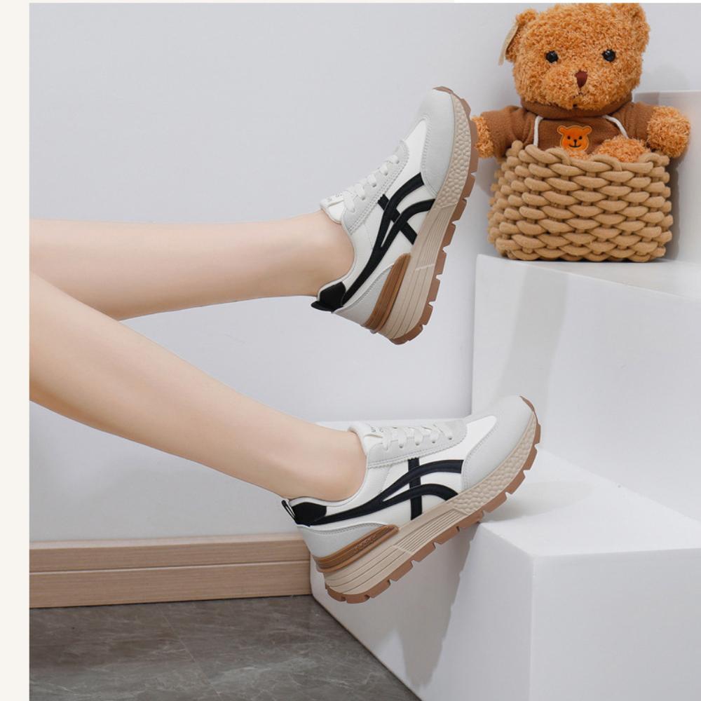 Girls' Matte Leather Sports and Leisure Shoes