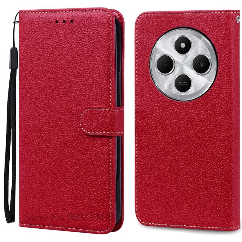 For Poco C75 Case Luxury Leather Flip Wallet Case For Poco C75 Case Xiaomi Poco C75 C 75 Case Silicone Book Cover Coque Fundas