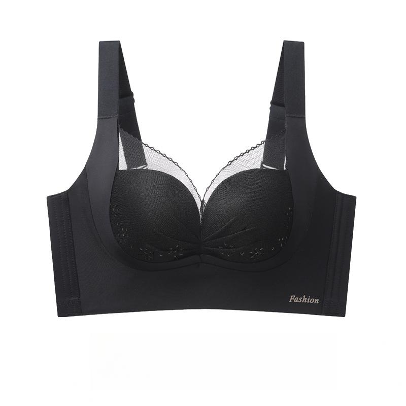 Invisible Lingerie Women's Gathering Bra Thin Breast Retraction Anti-sagging and Adjustable Bra Push Up Bra