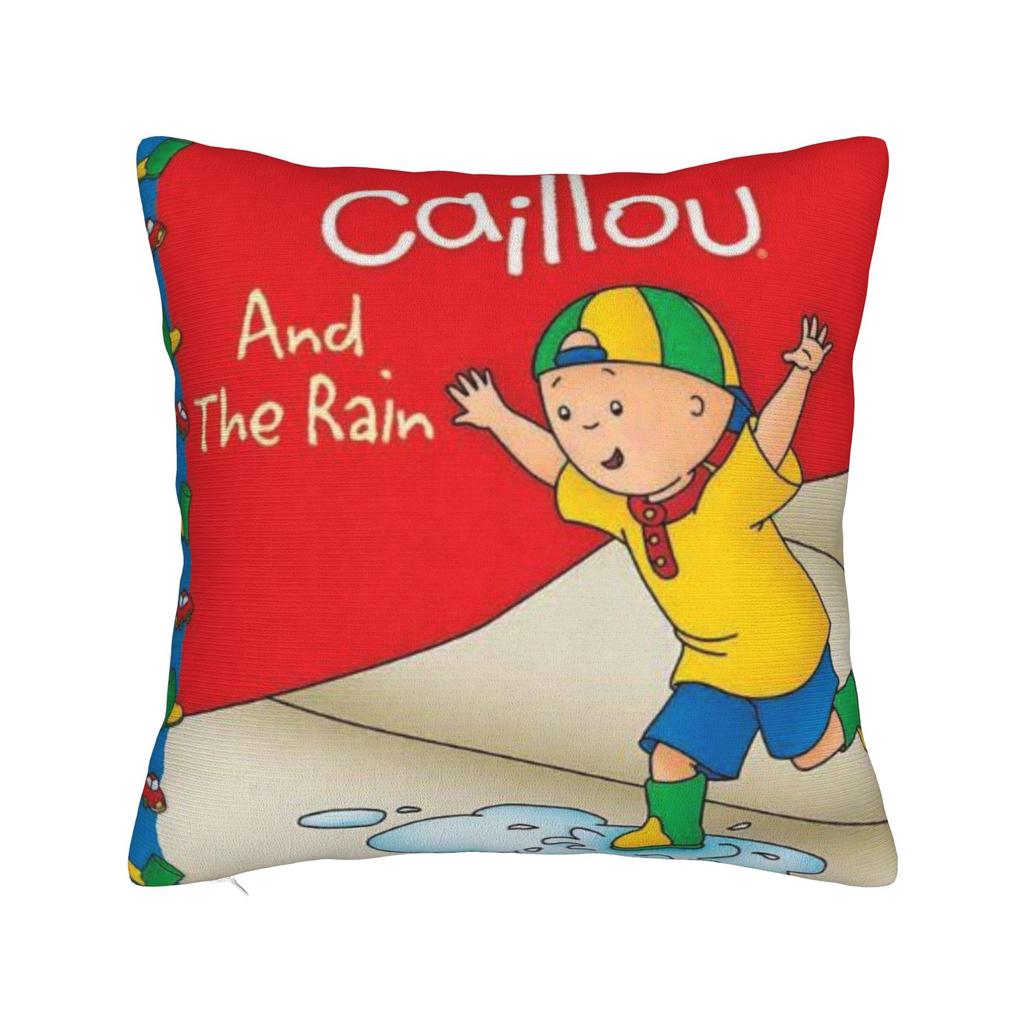 Federa per Cuscino Stampa Baby Friend C-Caillou Copricuscino Copricuscini Arredamento Casa Y2K con Zip Multitasca