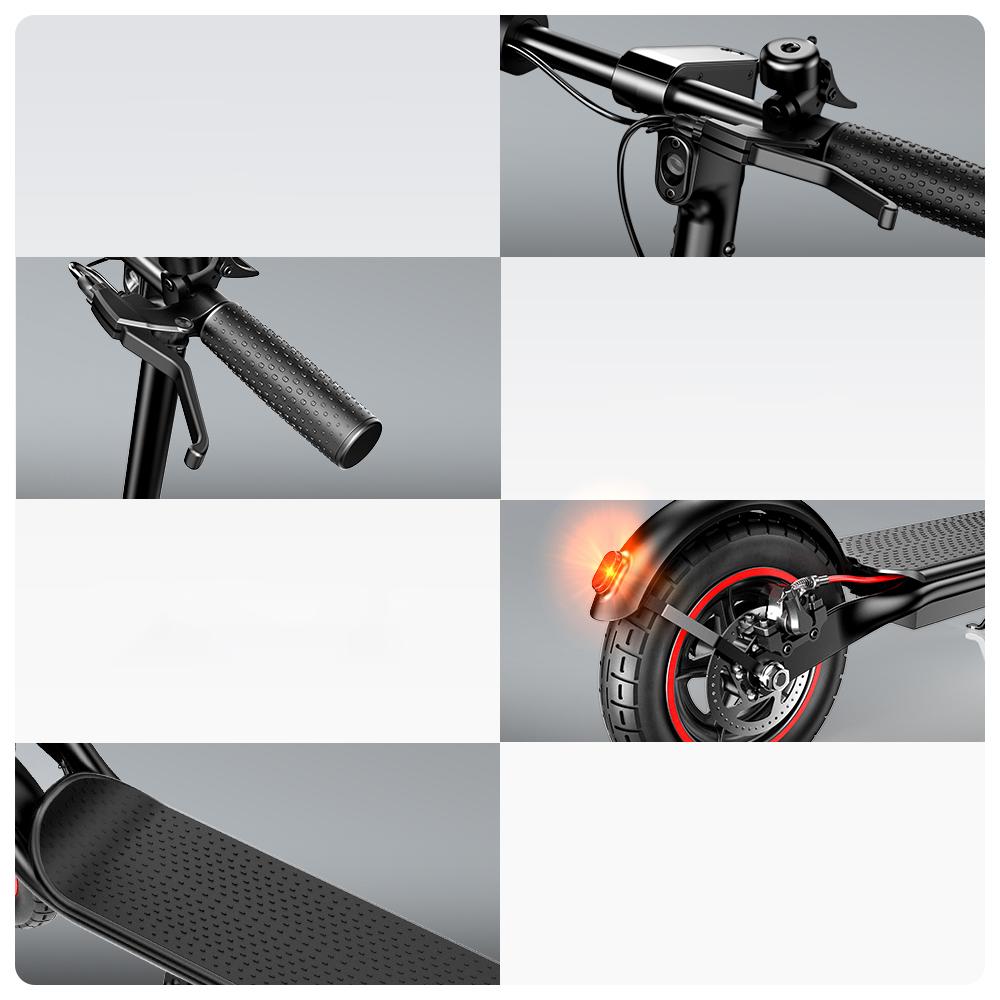 Patinete Eléctrico W6-DZ 500W Plegable 10" 37KM Ligero Doble Freno
