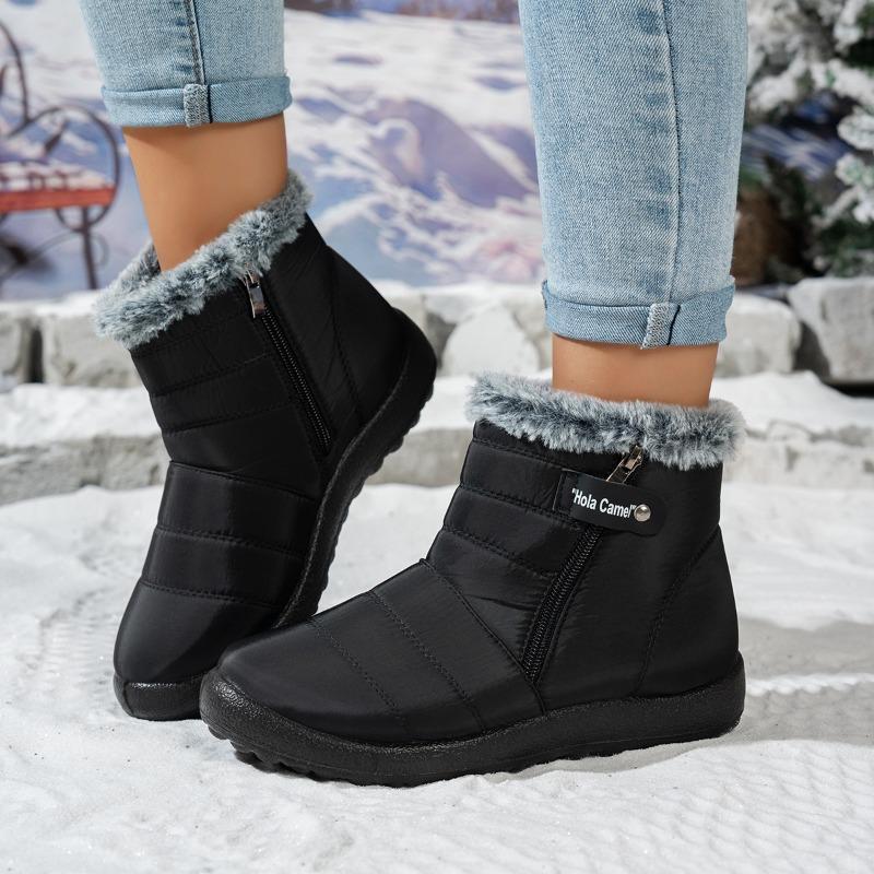 Women‘s Shoes Snow Boots Waterproof Winter Anti-Slip Cotton Large Size Warm Winter Boots.