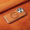 Luxury Magnetic 360 Rotation invisable Kickstand Wireless Charging Leather Case For iPhone 15 Pro Max 14 Plus 13 12 11 Cover