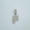 European Rock Candy Necklace: 26-Letter Pendant, Hip Hop Fashion Jewelry Accessories