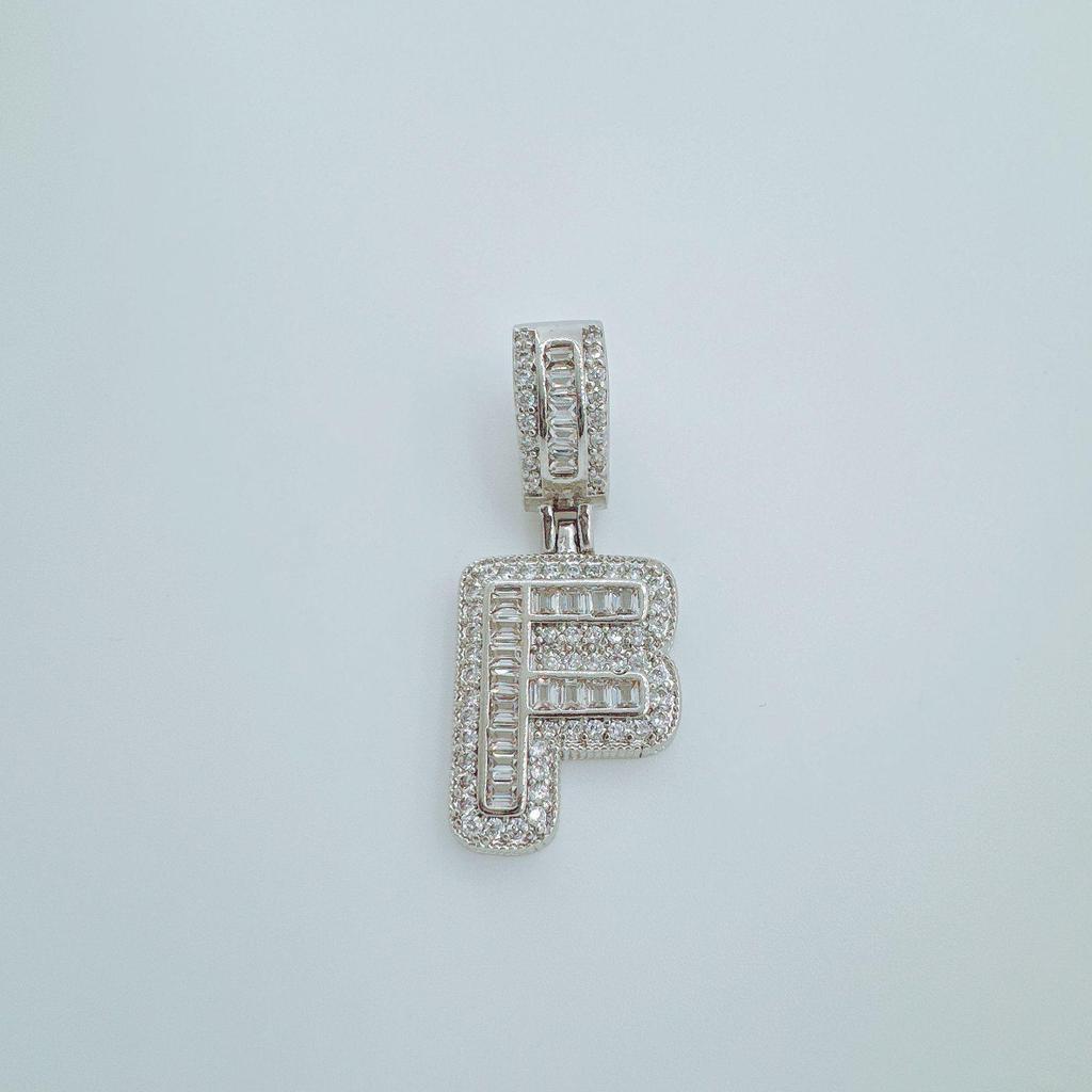 European Rock Candy Necklace: 26-Letter Pendant, Hip Hop Fashion Jewelry Accessories