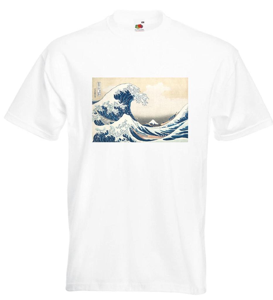 Hokusai T Shirt The Great Wave Japan Katsushika Hokusai Kanagawa