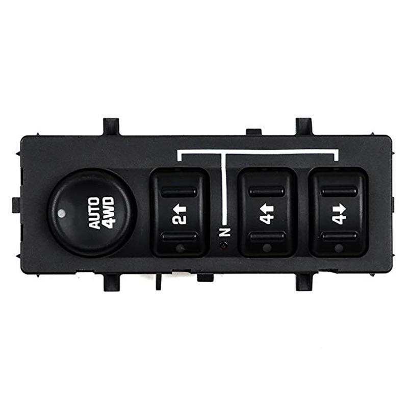 4WD 4x4 Wheel Transfer Case Selector Button Dash Switch for Chevrolet Silverado Suburban 15136039 15164520 19259313