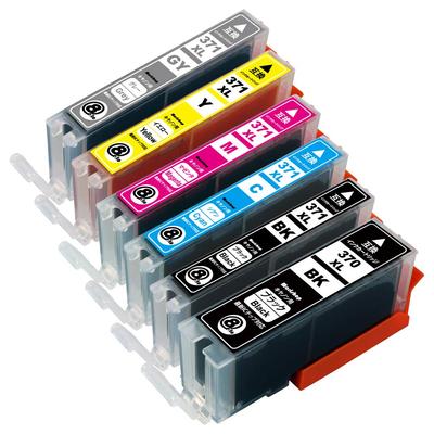 BK Compatible Ink Cartridges for Level Latest IC Compatible with PIXUS and MG6930 BCI-371XL (BK/C/M/Y/GY) + BCI-370XL Full-Color High-Yield 6-Color