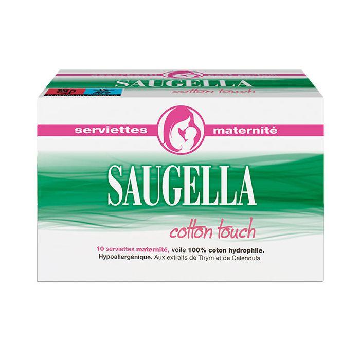 Saugella Cotton Touch Serviette Maternité 10 protections