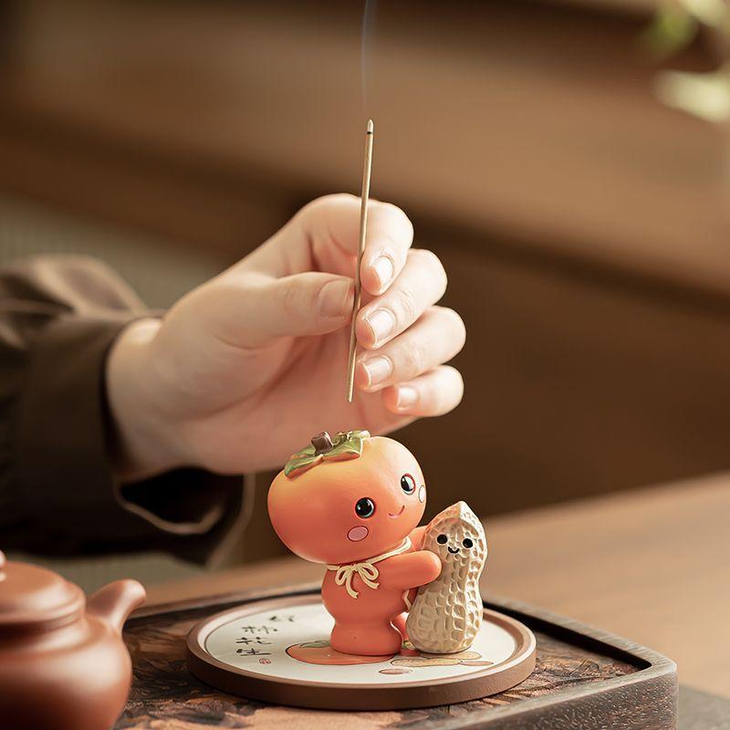 Everything Goes Well Incense Ornament Incense Burner Home Indoor Chinese Gift Holder Stand Tea Table Aromatherapy Ornament