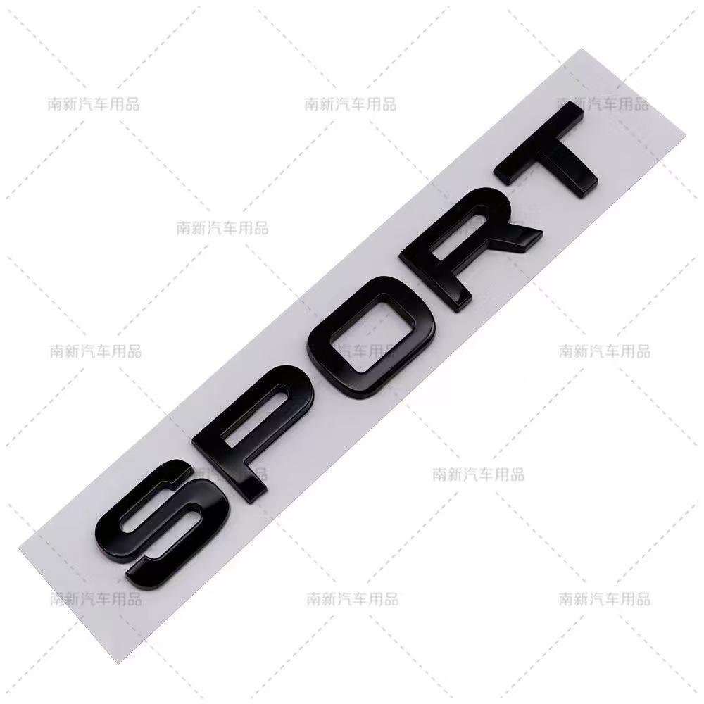 Letter Emblem Sport, Rear Trunk Tailgate Badge Sticker