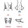 Yamaha Jog i125 Full Coverage Front & Rear Bumper, Footboard, and Exhaust Anti-Collision Protective Set